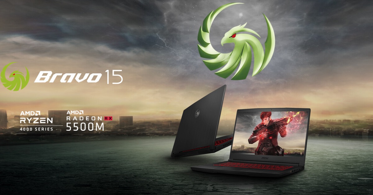 MSI Bravo 15 và Bravo 17: Chip AMD Ryzen 4000 mới nhất 